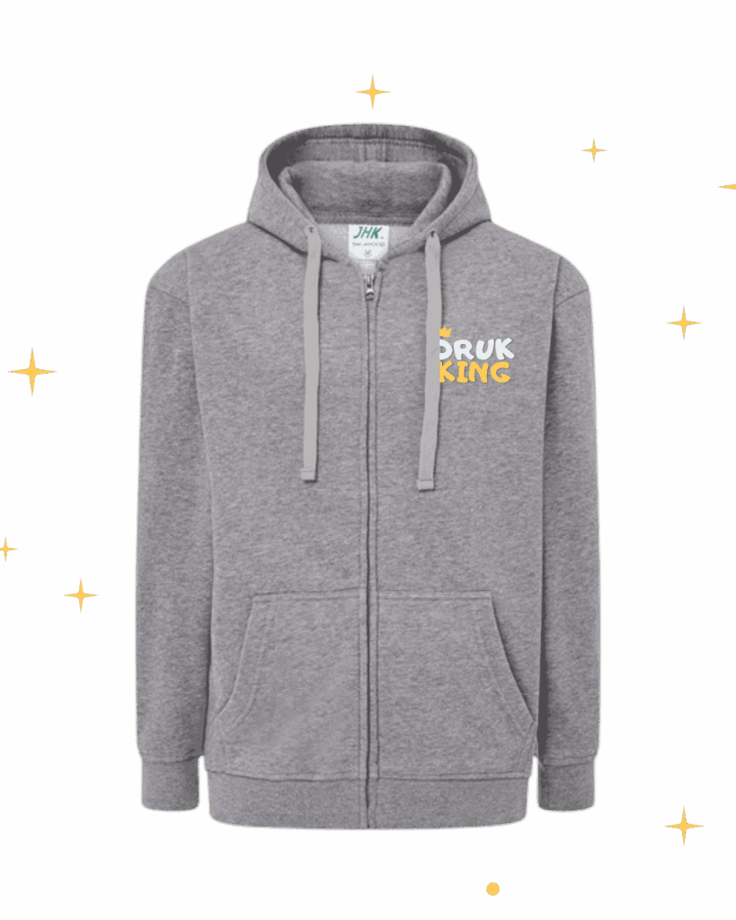 BLUZA ROZPINANA | Z KAPTUREM - PROJEKT INDYWIDUALNY