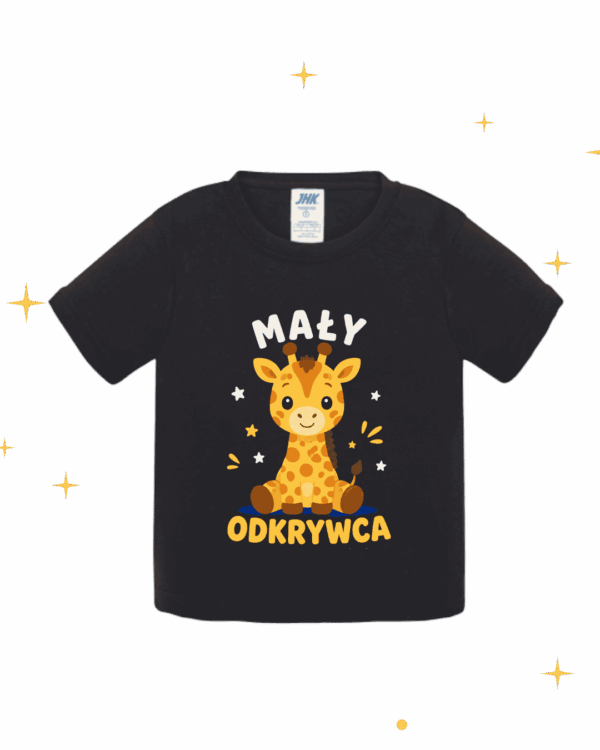 KOSZULKA DZIECIĘCA MINI | Mały Odkrywca Żyrafa