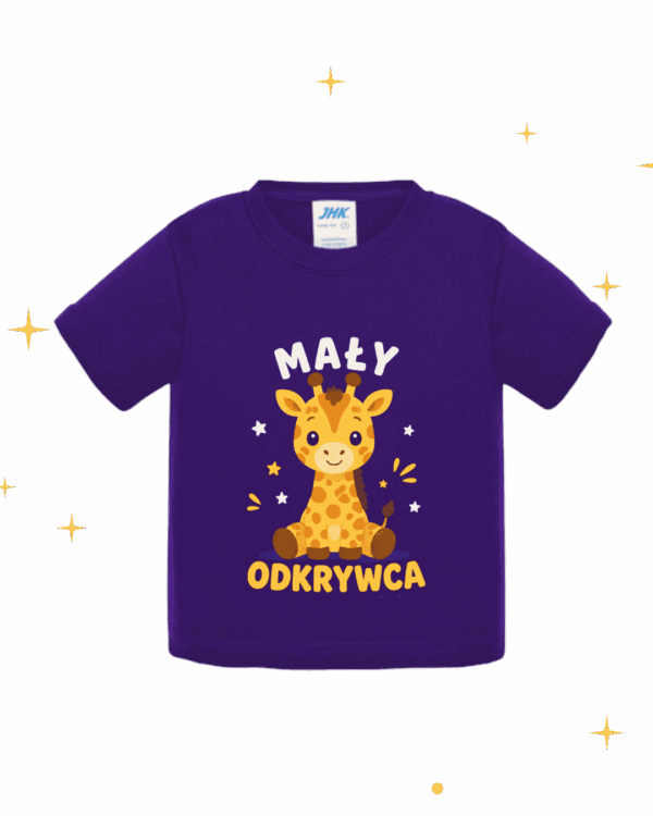 KOSZULKA DZIECIĘCA MINI | Mały Odkrywca Żyrafa