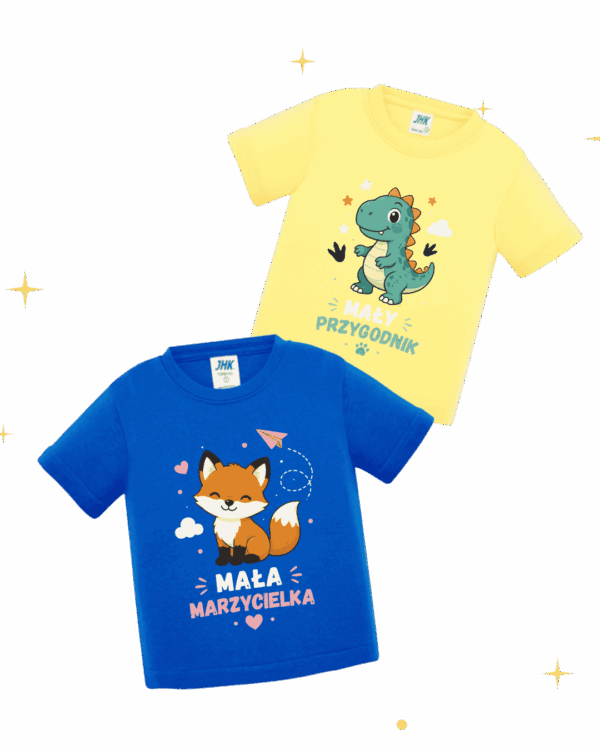 KOSZULKA DZIECIĘCA MINI | Mały przygodnik / mała marzycielka