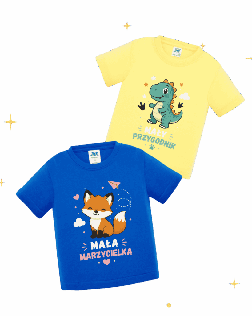 KOSZULKA DZIECIĘCA MINI | Mały przygodnik / mała marzycielka