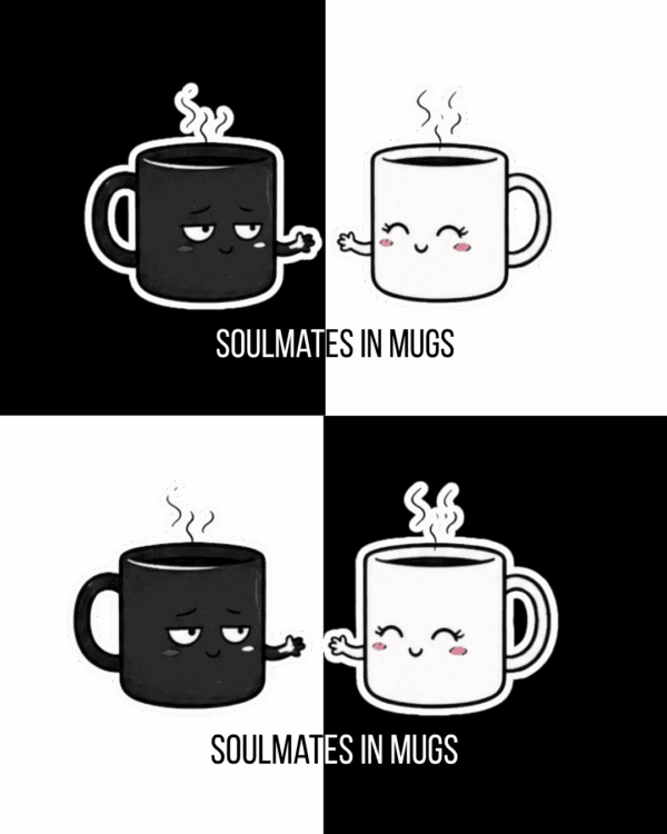 ZESTAW MACHING BLUZY DLA PAR | SOULMATE MUGS