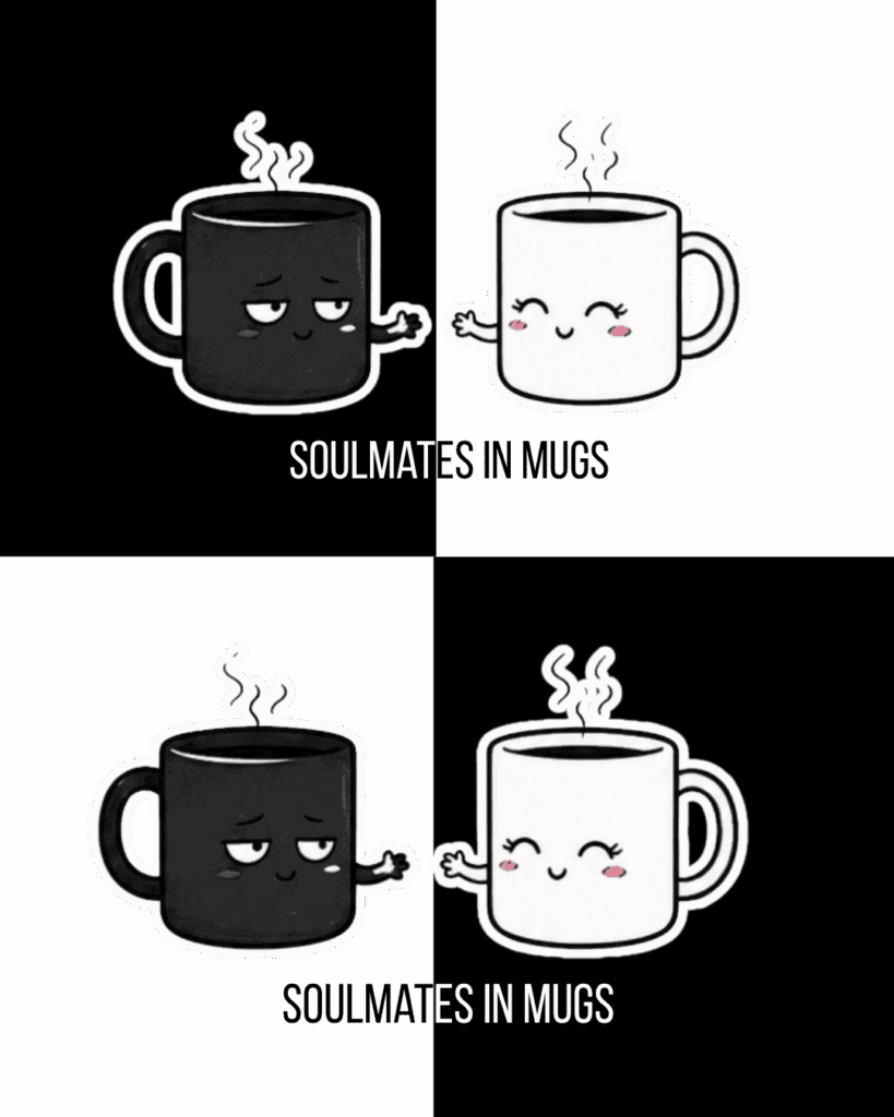 ZESTAW MACHING BLUZY DLA PAR | Soulmate mugs